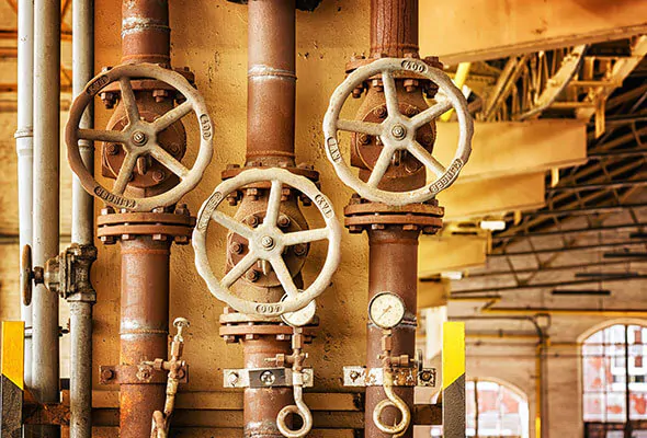 industrial valve with pipe - Servicio Tecnico SAUNIER DUVAL Valencia