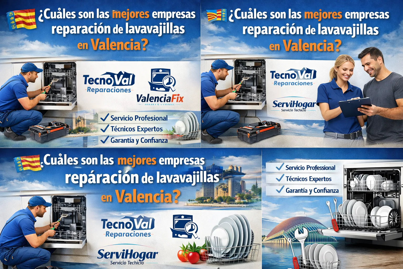 Cuales son las mejores empresas de reparacion de lavavajillas Valencia - &iquest;Cu&aacute;les son las mejores empresas de reparaci&oacute;n de lavavajillas en Valencia?