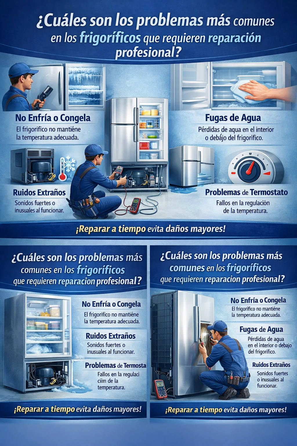 ¿Cuáles son los problemas más comunes en los frigoríficos que requieren reparación profesional? Cuales son los problema mas comunes en los frigorificos que requieren reparacion profesional - ¿Cuáles son los problemas más comunes en los frigoríficos que requieren reparación profesional?