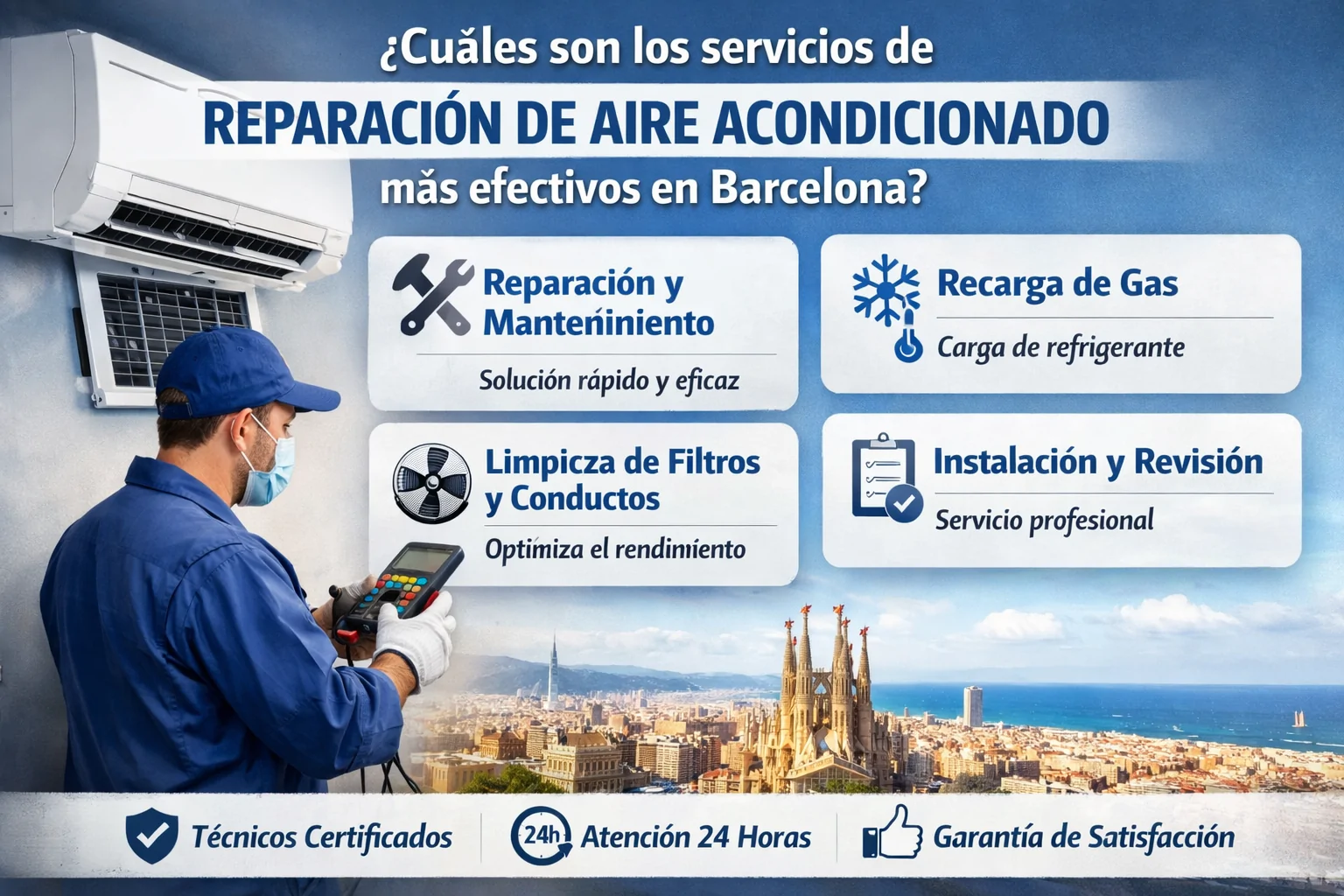 Cuales son los servicios de reparacion de aire acondicionado mas efectivos en Barcelona - &iquest;Cu&aacute;les son los servicios de reparaci&oacute;n de calderas m&aacute;s recomendados en Alicante?